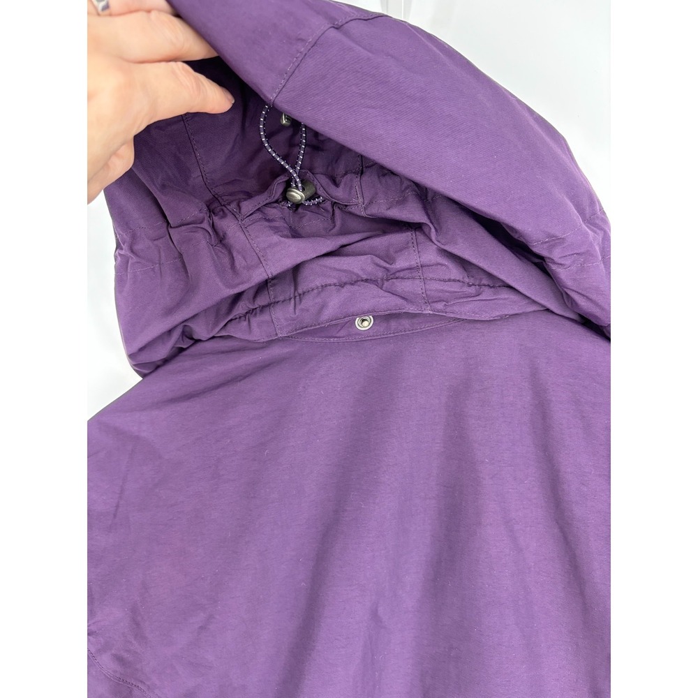 Lands' End Coat Girls M 10-12 Purple The Squall Coat Removable Hood Lined - Picture 8 of 11